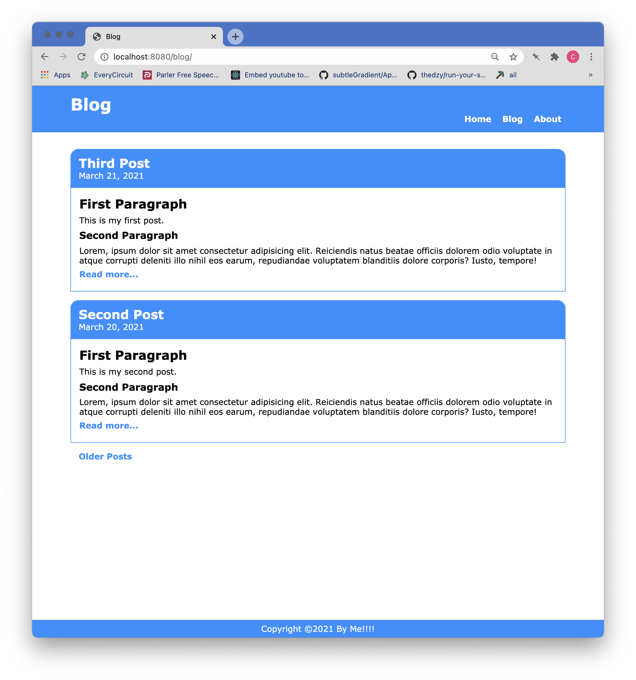 Final Blog Roll Page